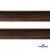 Кант атласный 074, шир. 12 мм (в упак. 65,8 м), цвет коричневый - купить в Йошкар-Оле. Цена: 237.16 руб.