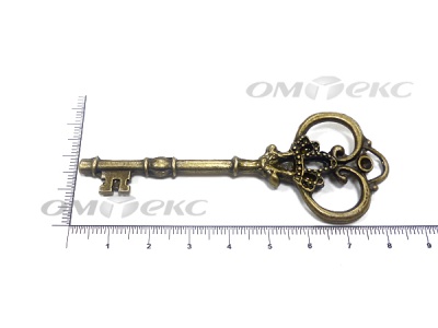 Декоративный элемент для творчества из металла "Ключ"8,5 см  - купить в Йошкар-Оле. Цена: 26.66 руб.