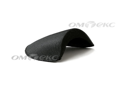 Плечевые накладки ОВ-16, обшитые, цвет чёрный - купить в Йошкар-Оле. Цена: 22.54 руб.