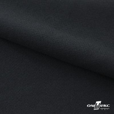 Трикотажное полотно "Капри" 100% полиэстр, 152см, 320 г/м2, чёрный, м - купить в Йошкар-Оле. Цена 374 руб.