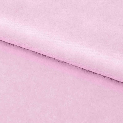 Велюр JS LIGHT 1, 220 гр/м2, шир.150 см, (3,3 м/кг), цвет бл.розовый - купить в Йошкар-Оле. Цена 1 055.34 руб.