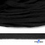 Шнур плетеный d-8 мм плоский, 70% хлопок 30% полиэстер, уп.85+/-1 м, цв.- чёрный - купить в Йошкар-Оле. Цена: 735 руб.