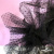 Евро-фатин горох, 100% полиэфир, 15 г/м2, 150 см. 16-167/черный - купить в Йошкар-Оле. Цена 241.13 руб.