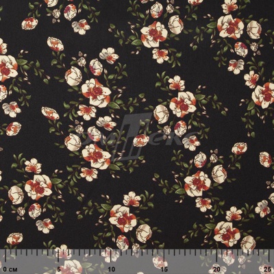 Плательная ткань "Фламенко" 3.1, 80 гр/м2, шир.150 см, принт растительный - купить в Йошкар-Оле. Цена 239.03 руб.