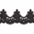 Сутажное кружево «Алансон»  на сетке (бисер) XDH3235, шир.60 мм, (уп. 9,14 м ), цв.-черный - купить в Йошкар-Оле. Цена: 2 134.73 руб.