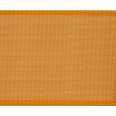 Лента капроновая "Гофре", шир. 110 мм/уп. 50 м, цвет оранжевый - купить в Йошкар-Оле. Цена: 26.93 руб.