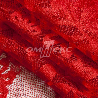 Кружевное полотно стрейч 15A29/RED, 105 гр/м2, шир.155см - купить в Йошкар-Оле. Цена 2 101.46 руб.