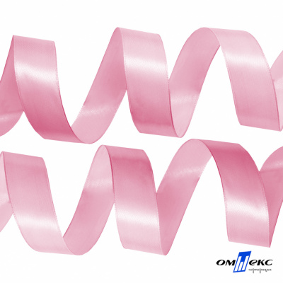 050-нежно-розовый Лента атласная упаковочная (В) 85+/-5гр/м2, шир.25 мм (1/2), 25+/-1 м - купить в Йошкар-Оле. Цена: 53.96 руб.