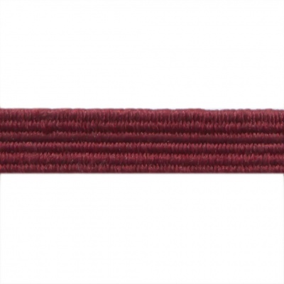 Резиновые нити с текстильным покрытием, шир. 6 мм ( упак.30 м/уп), цв.- 88-бордо - купить в Йошкар-Оле. Цена: 155.22 руб.
