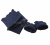 Манжеты и подвяз (комплект) КРК-4285 цв. 078-синий - купить в Йошкар-Оле. Цена: 532.81 руб.