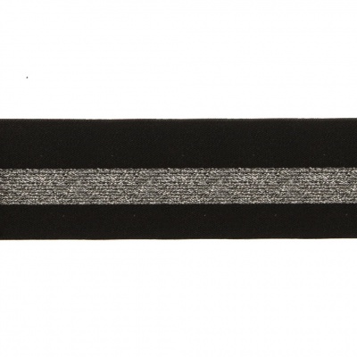 #2/6-Лента эластичная вязаная с рисунком шир.52 мм (45,7+/-0,5 м/бобина) - купить в Йошкар-Оле. Цена: 69.33 руб.