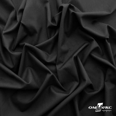 Ткань сорочечная Темза, 80%полиэстр 20%вискоза, 120 г/м2 ш.150 см, цв.черный - купить в Йошкар-Оле. Цена 269.93 руб.