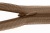 Молния потайная Т3 294, 50 см, капрон, цвет коричневый - купить в Йошкар-Оле. Цена: 6.90 руб.