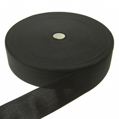 Резинка 35 мм (40 м)  черная бобина - купить в Йошкар-Оле. Цена: 395.72 руб.