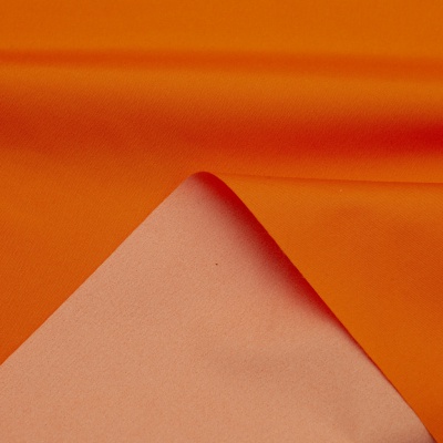 Поли понж (Дюспо) 17-1350, PU/WR, 65 гр/м2, шир.150см, цвет оранжевый - купить в Йошкар-Оле. Цена 82.93 руб.