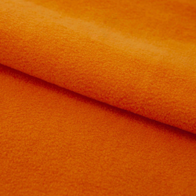 Флис DTY 16-1358, 250 г/м2, шир. 150 см, цвет оранжевый - купить в Йошкар-Оле. Цена 640.46 руб.