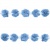 Тесьма плетеная "Рюш", упак. 9,14 м, цвет голубой - купить в Йошкар-Оле. Цена: 45.87 руб.