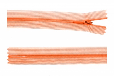 Молния потайная Т3 849, 50 см, капрон, цвет оранжевый - купить в Йошкар-Оле. Цена: 8.87 руб.