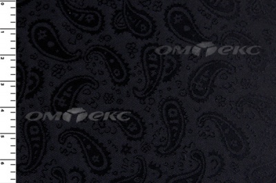 Ткань подкладочная жаккард Р14098, чёрный, 85 г/м2, шир. 150 см, 230T - купить в Йошкар-Оле. Цена 166.45 руб.