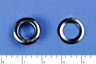 Люверсы металлические, блочка/кольцо, №5 (8 мм) упак.1000 шт- цв.никель - купить в Йошкар-Оле. Цена: 392 руб.