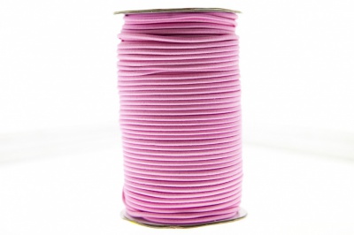 0370-1301-Шнур эластичный 3 мм, (уп.100+/-1м), цв.141- розовый - купить в Йошкар-Оле. Цена: 459.62 руб.