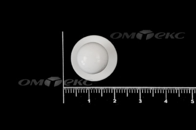 Пуговица поварская "Пукля", 10 мм, цвет белый - купить в Йошкар-Оле. Цена: 2.28 руб.