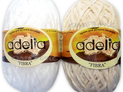 Пряжа Adelia "Fibra", полиэстер 100%, 50 гр/200 м - купить в Йошкар-Оле. Цена: 34.67 руб.