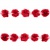 Тесьма плетеная "Рюш", упак. 9,14 м, цвет красный - купить в Йошкар-Оле. Цена: 46.82 руб.