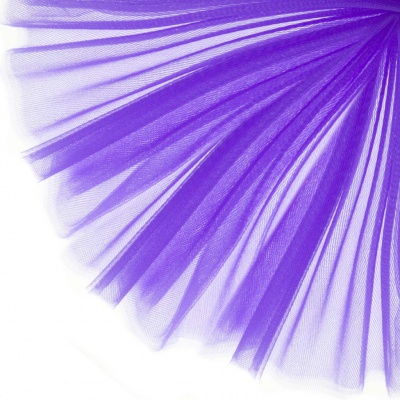Фатин блестящий 16-85, 12 гр/м2, шир.300см, цвет фиолетовый - купить в Йошкар-Оле. Цена 109.72 руб.