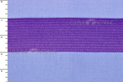 Окантовочная тесьма №0225, шир. 22 мм (в упак. 100 м), цвет фиолет - купить в Йошкар-Оле. Цена: 271.60 руб.