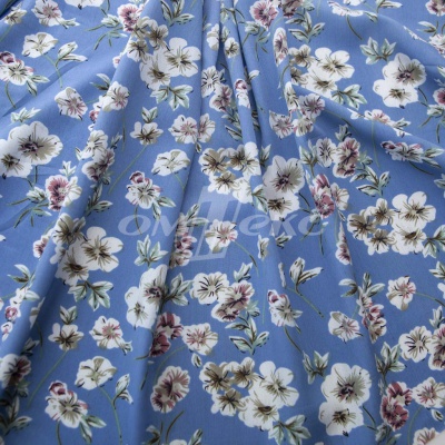 Плательная ткань "Фламенко" 12.1, 80 гр/м2, шир.150 см, принт растительный - купить в Йошкар-Оле. Цена 241.49 руб.