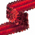 Тесьма с пайетками 3, шир. 30 мм/уп. 25+/-1 м, цвет красный - купить в Йошкар-Оле. Цена: 1 087.39 руб.