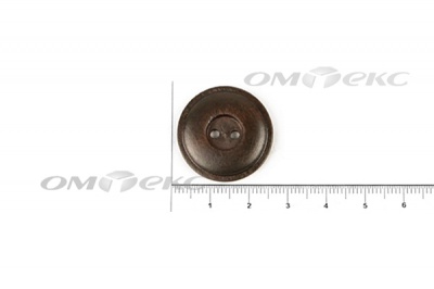 Пуговица деревянная круглая №54 (25мм) - купить в Йошкар-Оле. Цена: 4.12 руб.