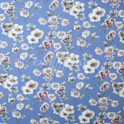 Плательная ткань "Фламенко" 12.1, 80 гр/м2, шир.150 см, принт растительный - купить в Йошкар-Оле. Цена 241.49 руб.