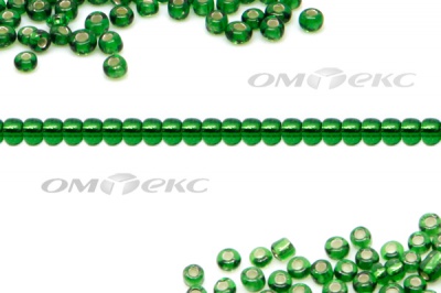 Бисер (SL) 11/0 ( упак.100 гр) цв.27В - зелёный - купить в Йошкар-Оле. Цена: 53.34 руб.