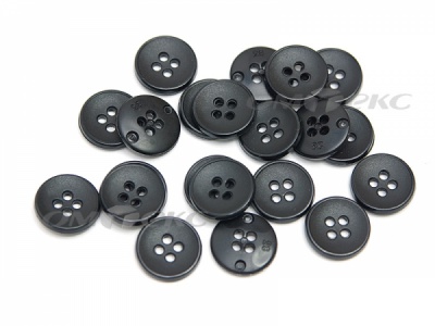 51960/23 мм (4 пр) черные пуговицы - купить в Йошкар-Оле. Цена: 1.43 руб.
