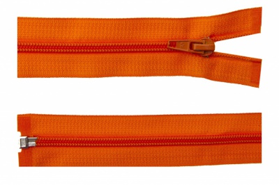 Спиральная молния Т5 849, 50 см, автомат, цвет оранжевый - купить в Йошкар-Оле. Цена: 13.41 руб.