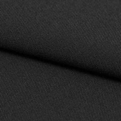 Костюмная ткань с вискозой "Рошель", 250 гр/м2, шир.150см, цвет чёрный - купить в Йошкар-Оле. Цена 438.12 руб.