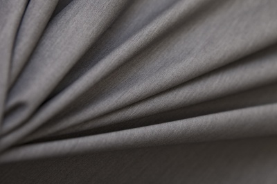Костюмная ткань с вискозой "Флоренция", 195 гр/м2, шир.150см, цвет св.серый - купить в Йошкар-Оле. Цена 491.97 руб.
