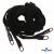Шнурки #106-01, плоские 130 см, декор.наконечник, цв.чёрный - купить в Йошкар-Оле. Цена: 43.98 руб.