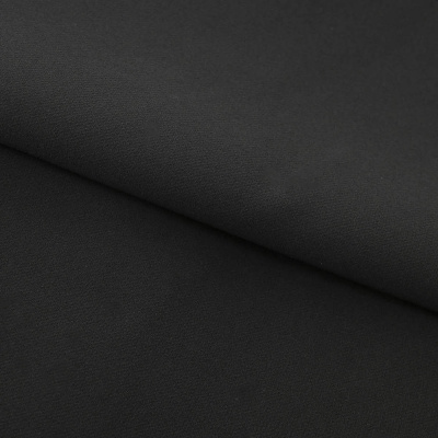Костюмная ткань "Элис", 200 гр/м2, шир.150см, цвет чёрный - купить в Йошкар-Оле. Цена 306.20 руб.