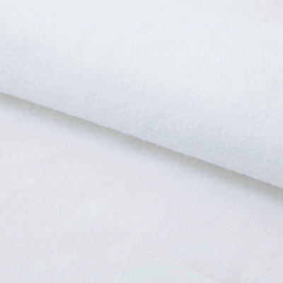 Флис DTY 240 г/м2, White/белый, 150 см (2,77м/кг) - купить в Йошкар-Оле. Цена 640.46 руб.