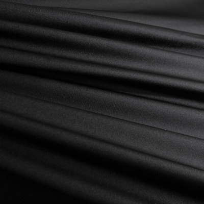 Бифлекс плотный col.124, 210 гр/м2, шир.150см, цвет чёрный - купить в Йошкар-Оле. Цена 653.26 руб.