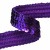 Тесьма с пайетками 12, шир. 20 мм/уп. 25+/-1 м, цвет фиолет - купить в Йошкар-Оле. Цена: 786.13 руб.