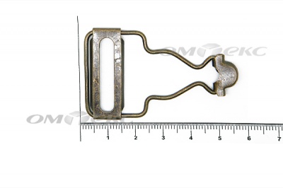 Застежки для комбинезонов металлическая 32 мм Никель (20ШТ)  - купить в Йошкар-Оле. Цена: 3.18 руб.