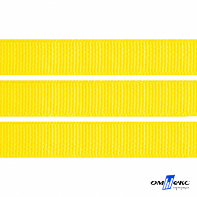 Репсовая лента 020, шир. 12 мм/уп. 50+/-1 м, цвет жёлтый - купить в Йошкар-Оле. Цена: 152.05 руб.