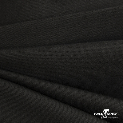 Костюмная ткань с вискозой "Диана", 260 гр/м2, шир.150см, цвет чёрный - купить в Йошкар-Оле. Цена 434.07 руб.