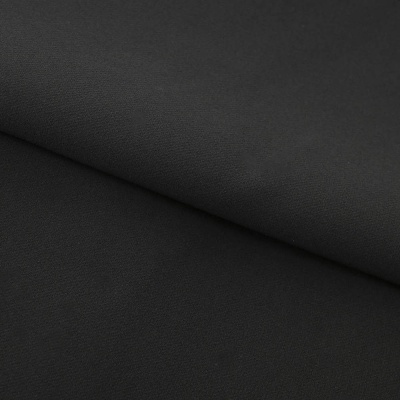 Костюмная ткань "Элис", 220 гр/м2, шир.150 см, цвет чёрный - купить в Йошкар-Оле. Цена 308 руб.