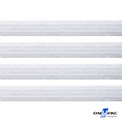 Резинка 8 мм (100+/-1 м) 400 гр/м2 белая бобина "ОМТЕКС" - купить в Йошкар-Оле. Цена: 2.48 руб.