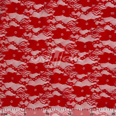 Кружевное полотно стрейч 15A61/RED, 100 гр/м2, шир.150см - купить в Йошкар-Оле. Цена 1 580.95 руб.